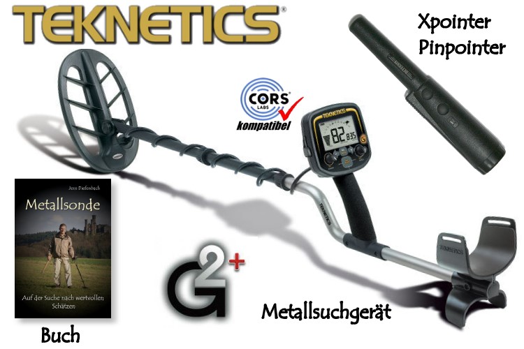 Teknetics G2 plus Metallsuchgerät